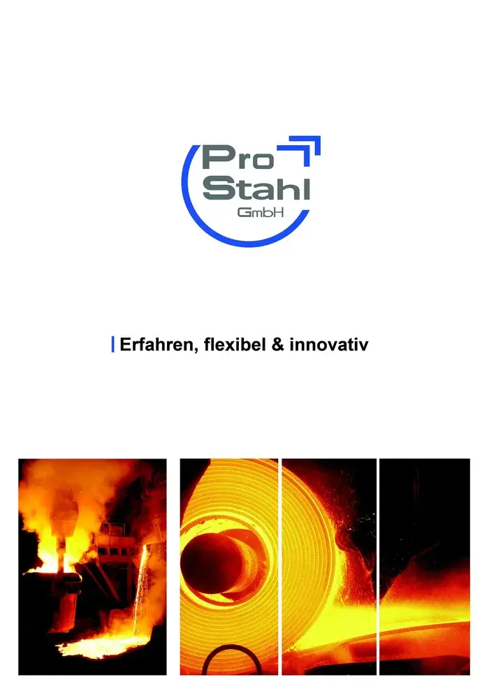 Titelseite des Firmenprospekts